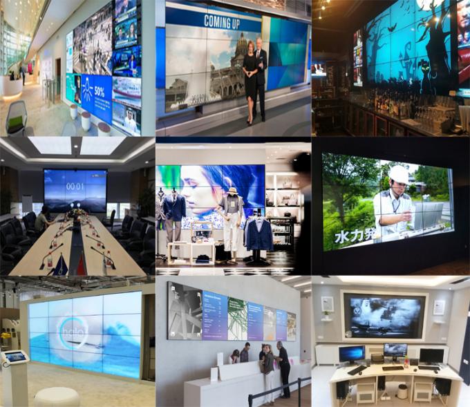 49 Inch Video Wall Display Monitors HD 4K Advertising Screen AC 100v240v 50/60HZ