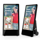 43inch Portable Digital Poster Battery Powered Ultra Slim Floor Standing Digital Signage