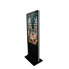 Ultra silm Retail digital signage kiosk with fhd lcd 450cd/m2 brightness