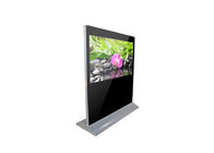 65 inch large touch screen landscape Human kiosk  induction lcd multi touch display advertising player