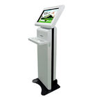 Query Ticket Printer Interactive Digital Signage Kiosk Touch Screen With Metal Keyboard