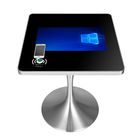 Coffee Shop Interactive Multi Touch Table 22 Inch With Wireless Charger