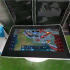 Infrared Multi Touch Screen Table , Full HD Interactive Media Table AR Glass Surface 43” 55&quot;