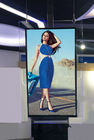 43&quot; 55&quot; Ultra Thin Digital Signage Kiosk Double Sided Floor Stand High Brightness For Shop