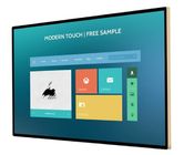Large Size Wall Mount Touch Screen Monitor Flat Panel With Window / Android System