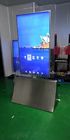 Ultra Thin Digital Signage Kiosk Double Sided 65&quot; Screens 1920x1080 For Advertising
