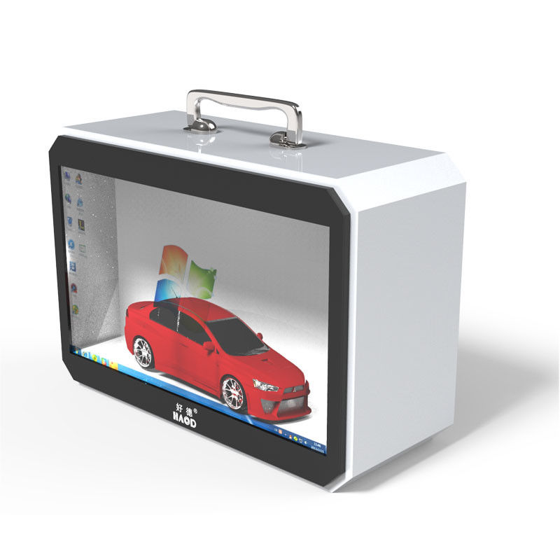 Customize Handle Transparent Lcd Box See Through Lcd Display Box TFT Type