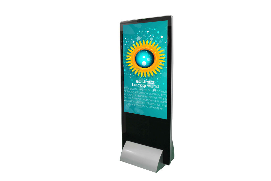 55&quot; Network Floor Standing Interactive Touch Screen Kiosk Lcd Advertising Player HDMI Interface