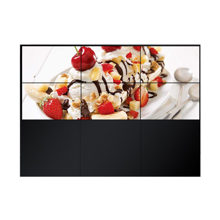 Original Samsung / LG Narrow Bezel LCD Video Wall 49 Inch 178 Viewing Angle Cabinet Type