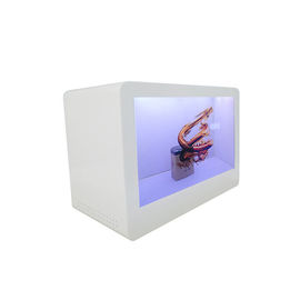 Acrylic / Metal Full HD Transparent LCD Showcase TFT For Counter Physical