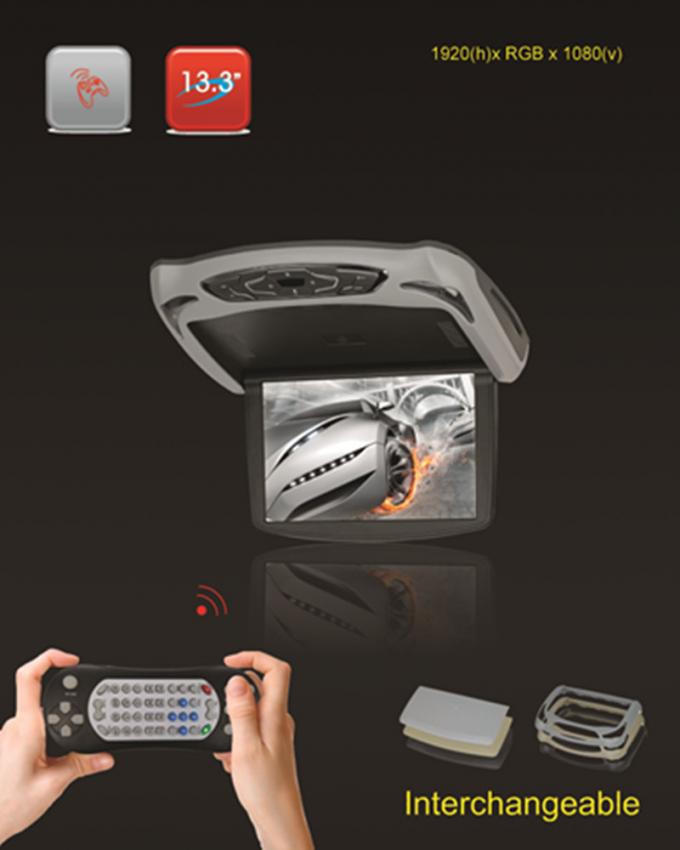 13.3" Car Roof DVD Player Monitor Car Ceiling Flip Down Dvd Player Hdmi