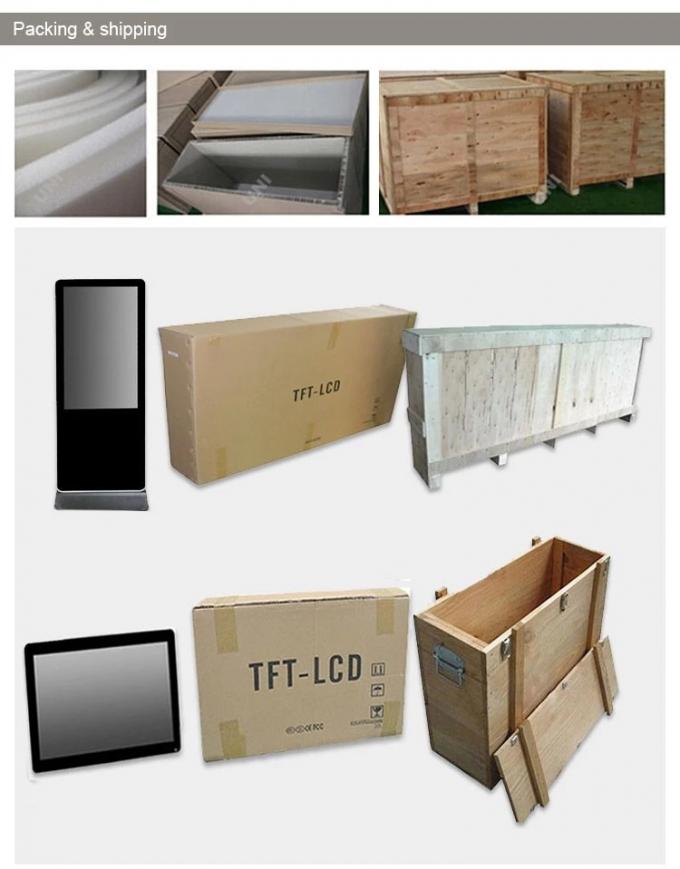 Tech Display Box 1080P Standalone Transparent LCD Display Box 55 Inch Support Multi Language
