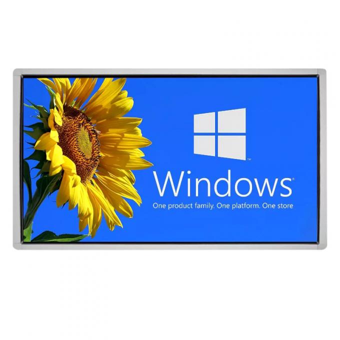 Large Size Wall Mount Touch Screen Monitor Flat Panel With Window ...