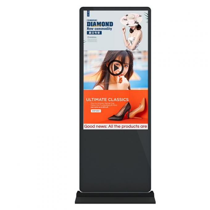 55 Inch Indoor Floor Stand Wifi Touch Screen Kiosk Digital Signage Lcd ...