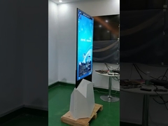 LCD 3G Bank Digital Signage 55 Inch Floor Stand Double Sides