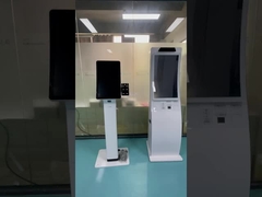 Mini Curved 23.6 Inch Self Service Kiosk Touch Screen Design Ordering for Fast Food Restaurant