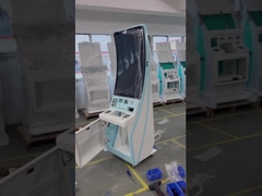 Curved 23.6 32 39 43 Inch Floor Standing Touchscreen Self Service Queue Kiosk Bank Restaurant Menu