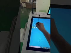 Smart double screen AIO meeting podium 32