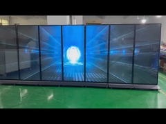 69.3inch indoor ultra-thin LCD free standing full screen digital signage