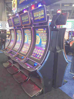 PCAP touch screen LCD monitor size from 10.1inch to 98inch with build in colorful LED lights  for game machine