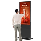 Wifi Touch Screen Digital Signage Kiosk 55 Inch Floor Standing Lcd Advertising Player