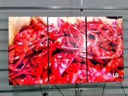 4x4 Ultra Thin LCD Video Wall Screen 55 Inch 500cd/M2 Long Lifespan