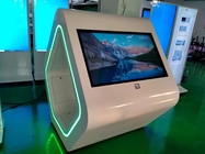 55&quot; Double Sided Cube Android7.1 Os Digital Signage Kiosk With LED Light
