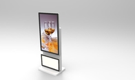 43 55inch Digital Signage Kiosk Rotate Floor Stand 360 Degree Advertising Display