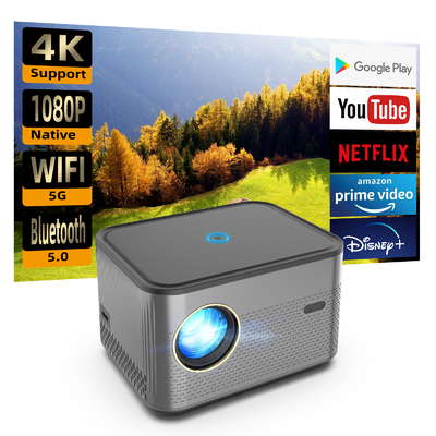 Full HD 1080P 4K Home Theater Projector Smart Android WIFI 3D Video