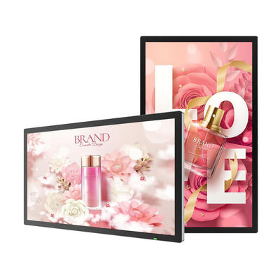 60Hz Refreshing LED Digital Signage With Protected Tempered Glass