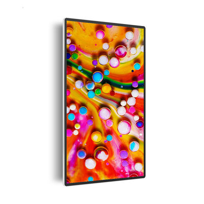 65inch 4K Ultra HD Wall Mounted Digital Signage With 4mm/10mm Spliced Edges And Infrared Touch Panel