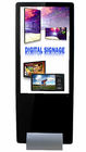 55inch  super slim shopping mall kiosk design narrow bezel lcd digital signage with software