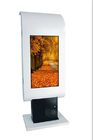 Floor Standing Outdoor LCD Digital Signage Touch Screen Double Faces 2000 Nits