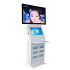 Indoor Lock Phone Charging Station Kiosk 27 With 10 Point Infrared Touch Screen