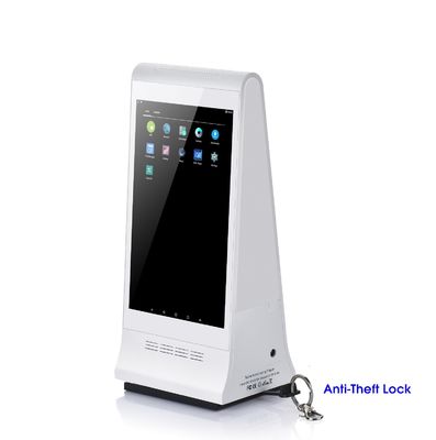 8inch Tabletop Digital Order Call Display LCD Screen Advertising Player with Menu Power Bank
