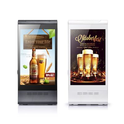8inch Tabletop Digital Order Call Display LCD Screen Advertising Player with Menu Power Bank