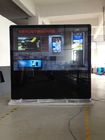 Horizontal Android Touch Screen Kiosk Systems Totem LCD Advertising Machine