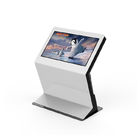 Popular 55 &quot; digital signage with Tempared glass touch screen floor stand player for shopping mall