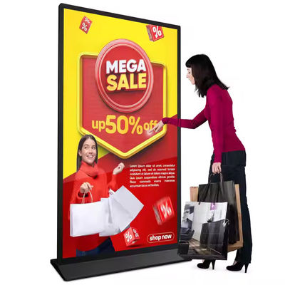 75 Standing Digital Signage Indoor Ultra-thin LCD Full Screen