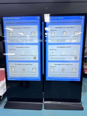 75 Standing Digital Signage Indoor Ultra-thin LCD Full Screen