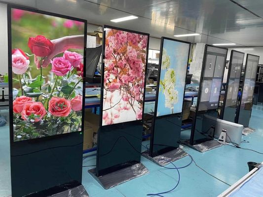 75 Standing Digital Signage Indoor Ultra-thin LCD Full Screen