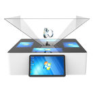 180° 270° 360° 3D Holographic Display Interactive Touch Pyramid Jewelry Kiosk For Mall