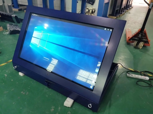 55inch Capacitive Touch Screen Kiosk 1920x1080 Resolution 400CD Brightness