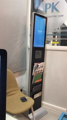 Floor Standing Digital Signage Kiosk 21.5-65 Inch 1920x1080 Resolution