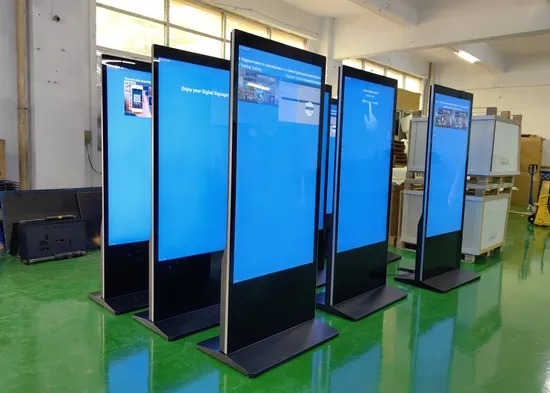 43-65 Inch Infrared Touch Digital Signage Kiosk with 1920x1080 Resolution