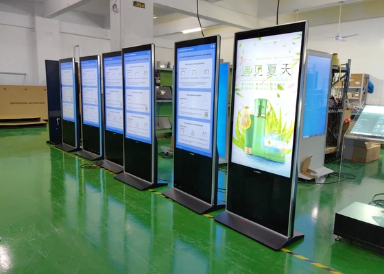43-65 Inch Infrared Touch Digital Signage Kiosk with 1920x1080 Resolution