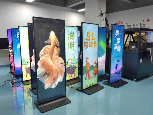 43-65 Inch Infrared Touch Digital Signage Kiosk with 1920x1080 Resolution