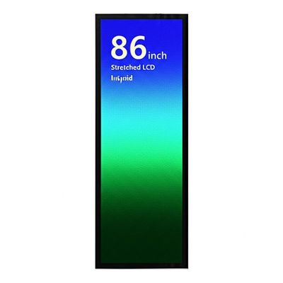 86inch Stretched LCD Display with Android OS and Infrared Touch Screen for Vertical Installation