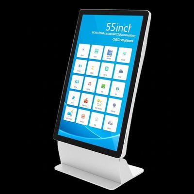 55inch Capacitive Touch Screen Kiosk 1920x1080 Resolution 400CD Brightness