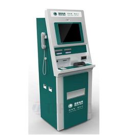 Bank Self Service Payment Kiosk 350 Nits Brightness With Thermal Printer